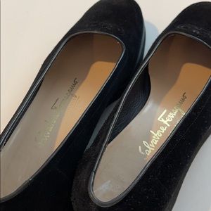 Salvatore ferragamo suede loafers